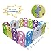 Baby Playpen Kids Activity Centre Safety Play Yard Home Indoor Outdoor with 14 Panels New Pen (14panels, Castle)
