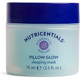 Nu Skin Nutricentials Pillow Glow Sleeping Mask | 2.5 Fl Oz | 1 Pack | Overnight hydration with Bioadaptive Botanical Complex, Red Algae, Apple Extract &amp; Deep Sea Water