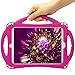 TopEsct Kids Case for iPad Mini 6th Generation Case Heavy Duty Shockproof Cover Childproof Protective Kids Cover with Three Handle Stand for 8.3 inch iPad Mini 6（Blue） (Magenta)
