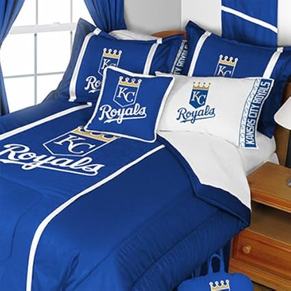 Amazon Com 2pc Mlb Kansas City Royals Twin Comforter And