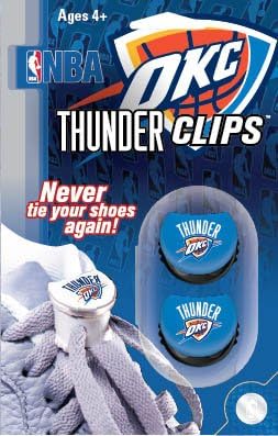 NBA OKC Thunder Blue Away Lace Clips