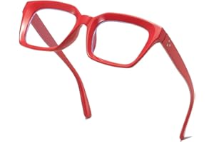 aisswzber Blue Light Blocking Glasses,Computer Reading/Gaming/TV/Phones Glasses for Women Men Thick Square Frame 2105