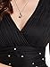 Ever Pretty Womens Short Sleeve V-Neck Ruched Bust Chiffon Party Dress 03882
