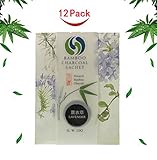 Bamboo Charcoal Can Not Only Absorb Excess Water , But Also Reduce The Harmful Chemicals Such As Formaldehyde. In Addition, It Can Drive Insects Such As Mosquitoes And Moths.（Lavender 12 Pack）