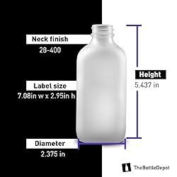 The Bottle Depot - 12 Pack - 8 oz Glass Bottles