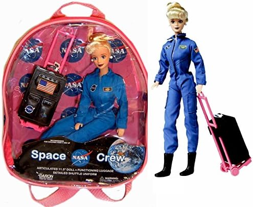 NASA Blond Space Shuttle Pilot 11" Astronaut Doll with Accessories & Backpack