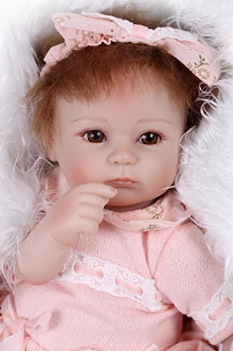 NPK Reborn Baby Doll Soft Silicone Vinyl 17 inch Lifelike Baby Boy Girl Toy Beautiful clothes doll 42 cm Hots