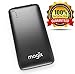 Mogix Cell Phone Portable Charger - Slim Lightweight 5000mAh External Battery - Smart Safe Universal Charging 2.5A Power Bank (Black)