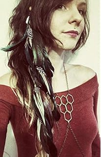 Buy Fully Handmade Natural Feather Hair Extension Clips For Kids