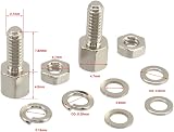 InLine 77776 Screw Set SUB-D Installation Kit 10 Pieces UNC 4-40 Thread view 2