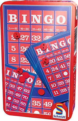 Schmidt Spiele 51220 Bingo, Bring Mich mit Spiel in der Metalldose, Bunt