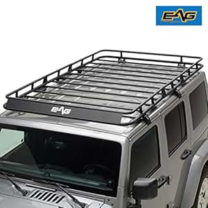 roof rack jeep basket cargo door wrangler jk eag trailfx unlimited length racks autoplicity drilling