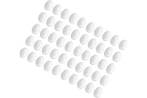 Wazsnhm Foam Eggs Unpainted Easter Eggs for Crafts Making for Early Childhood Education School Projects DIY Decorating for Bo