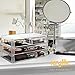 Krylic Makeup Organizer, Makeup Brush Holder, Acrylic Drawer, Makeup Case & Cosmetis Organizer. Makeup Holder - 4 Box Drawers Hold Creams Nailpolish Lipstick Brush! Acrylic Storage Drawer Organizer