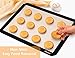 Silicone Baking Mat - Set of 2 Half Sheet (Thick & Large 11 5/8