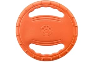Outside Dog Beach Toys Flying Disc Carrier- Doggy Training Outdoor Steering Wheel Water Exercise Anxiety Toys Interactive and