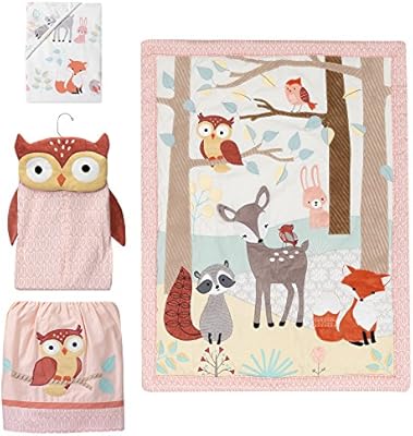 woodland animal crib set
