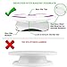 Cake Decorating Kit, Cake Turntable with Spatula, Icing Tips and Icing Bags, Decorating Supplies from Materials, Cake Stand with Lock and Rubberized Bottom
