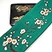 1 PCS Red Embroidered Plum Blossom Flower Patch Iron/Sew on Applique