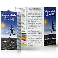 100 Color Tri-fold Brochures to Promote Ion Spa Chi