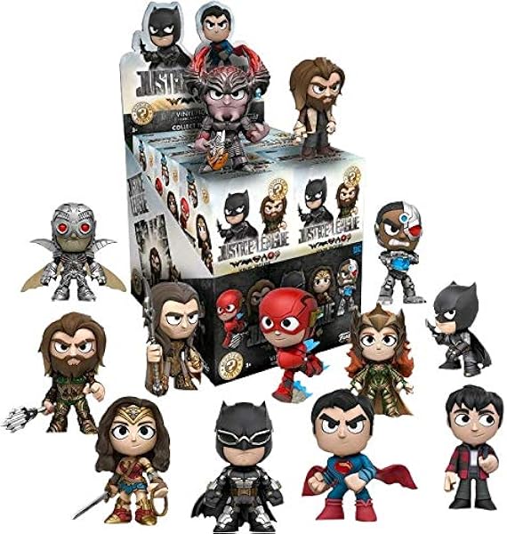 Funko Mystery Mini: Justice League - Figura de Vinilo Ass. Mistery Minis, 1 unidad [modelo surtido]: Amazon.es: Juguetes y juegos