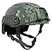 LOOGU Fast BJ Base Jump Tactical Helmet for Airsoft with 12-in-1 Headwear
