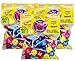 Bulk Buy: Darice DIY Crafts Pop Beads Alphabet and Smiley Face Bright Colors 60 pieces (3-Pack) 0726-92