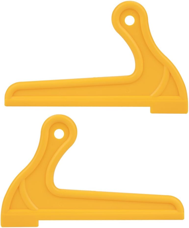 YWBL-WH 2Pcs Push Sticks V-Type Wood Saw Push Sticks for Carpentry Table Working Blade Router, Yellow