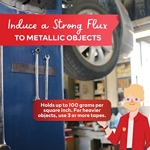 XFasten Heavy Duty Tape for Classroom, 1Inch X 10Foot Sticky