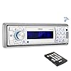 Pyle-AMFM-MPX-In-Dash-Marine-Detachable-Face-Radio-with-SDMMCUSB-Player-and-Bluetooth-Wireless-Technology