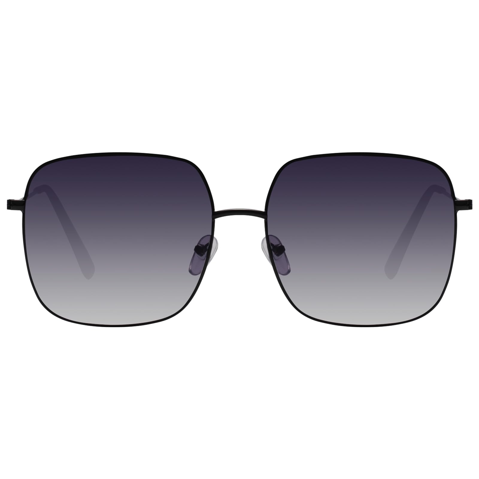 KAEOISFU Oversized Square Metal Reading Sunglasses Women, Large Tinted Reading Glasses, Fashion Big Frame Anti UV Sun Readers