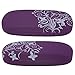 Glasses Case Hard Shell + Microfiber Cloth | Medium Size | Protective Eyeglasses, Sunglasses, Computer Glasses And Reading Glasses Case For Men, Women, Kids | Purple Paisley