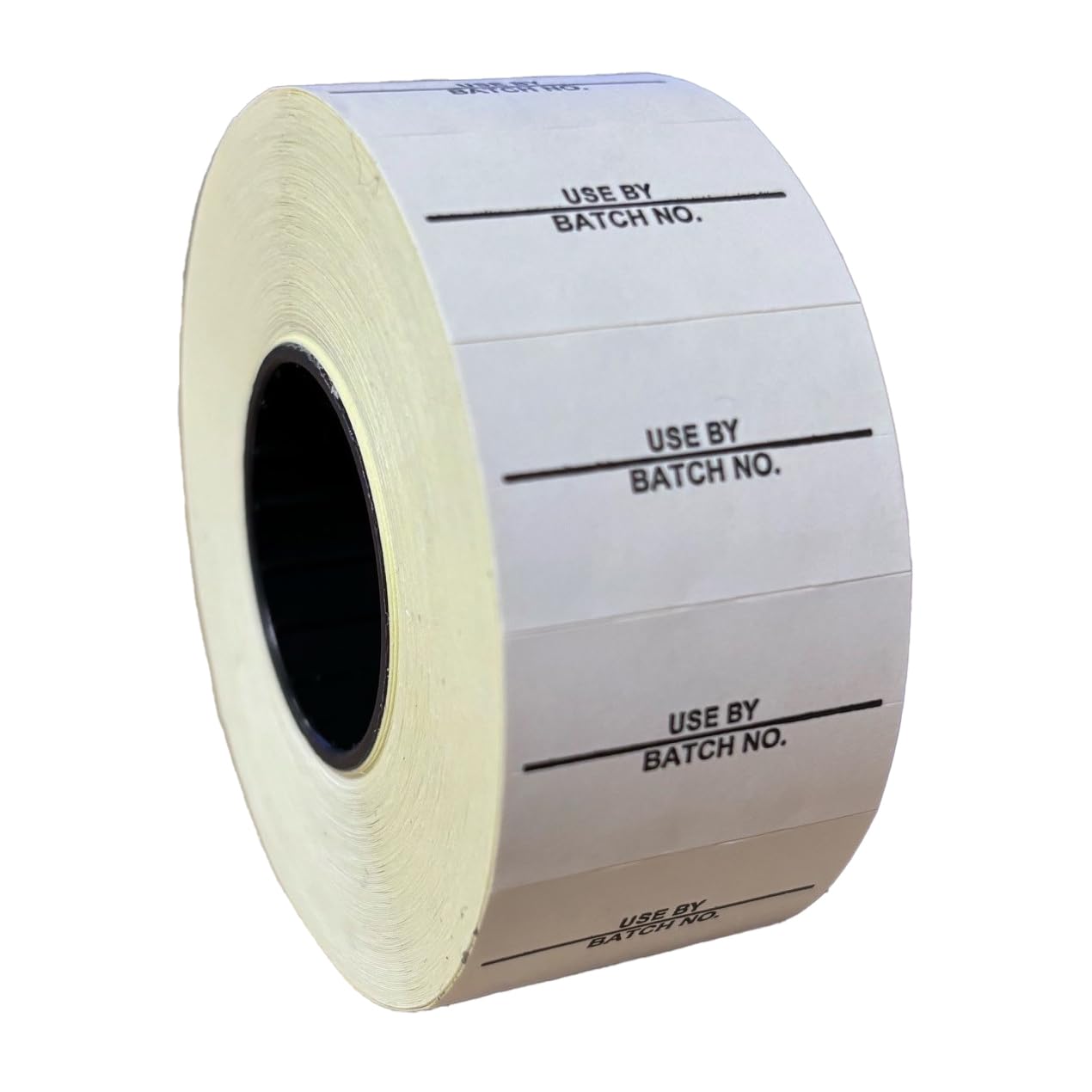 CT7 26mm x 16mm Price Gun Labels - Printed 'Use By/Batch No.' - 10 Rolls / 10,000 Labels