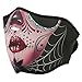 Neoprene Half Face Mask - Sugar Skull OSFM