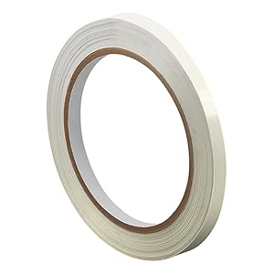 TapeCase TC414 0.375" X 180YD Clear - UPVC, Clear Bag Sealing Tape, 3/8" Wide, 180 yd. Length, Clear (1 ROLL)