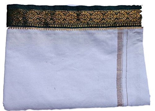 Men's Cotton Lungi(KB04_White_Freesize)
