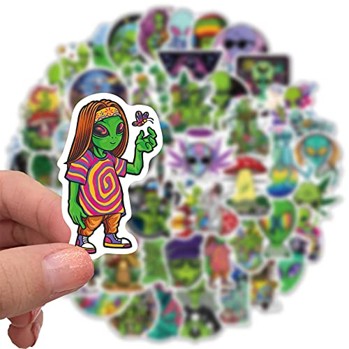 200 PCS Funny Weed Stickers for Adults, Cool Marijuana Stickers Pack, Waterproof Vinyl Stickers for Hydro Flask Computer Water Bottles Laptop Skateboard Stickers Decals (200 pcs Weed Stickers)