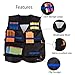 2 Pack Mega Set Kids Tactical Jacket Vest Kit for Nerf N-Strike Gun Wars, 80 x Refill Darts, 4 x Wrist Bands, 4 x Quick Reload Clip, 2 x Face Mask, 2 x Protective Glasses