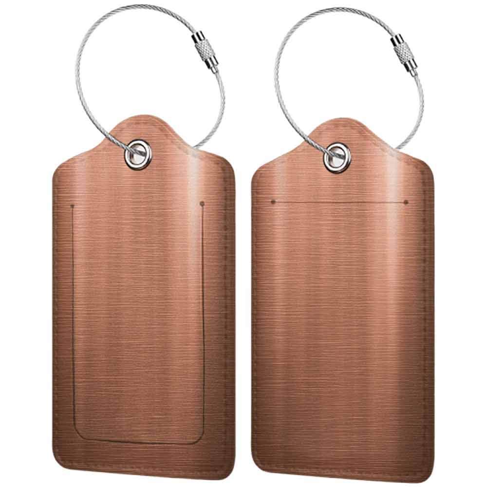 Waterproof luggage tag Abstract Indusrial Plate Facade Illustration