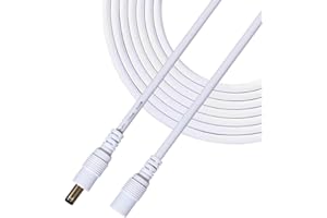 Liwinting DC Power Extension Cable 5.5 mm x 2.5 mm Male to Female Connector, DC Power Cord Extension Cable for Power Adapter,