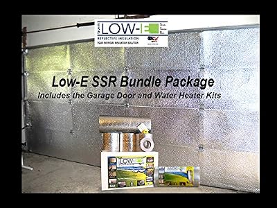 GIFT Special 2 items for 1 Price w/ free Party Pack Included ESP Low-E® SSR 2 Car Foil Garage Door Kit and Water Heater Insulation Blanket Kit Act Now For Holidays and You'll Get The Low-E Party Pack (2 Can Coolers and Insulated Lunch Tote) Included
