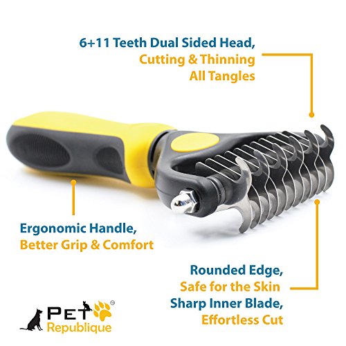 Pet Republique Dog Dematting Tool Matt Splitters for Dogs, Cats