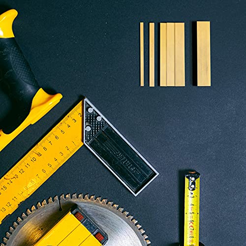 6 Pieces Brass Setup Blocks Height Gauge Set Brass Precision Setup Bars