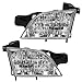 Brock Replacement Driver and Passenger Set Headlights Compatible with 10368389 10368388