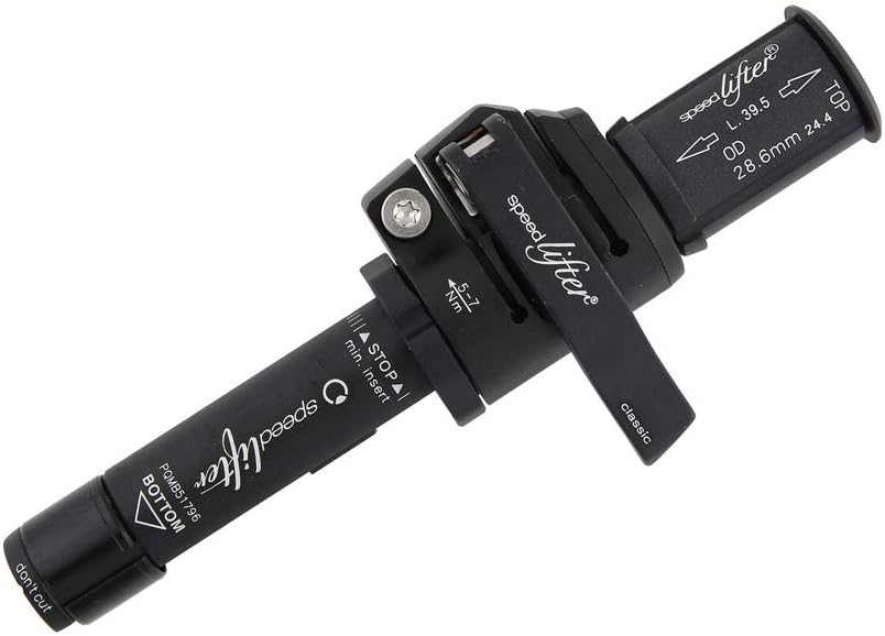 Handlebar Adjustable Speed Lifter Classic T6 ø24,6 mm Sleeve 39,5 mm Black 6 cm