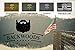 Backwoods Barnaby Skull USA American Flag Tactical Morale Patch with Hook (AP Gold, 2