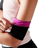 Arm Trimmers Wraps for Slimmer Arms-Lose Fat & Reduce Cellulite-Heat Maximizing Neoprene Armbands (Pair) for Women and Men,BLACK
