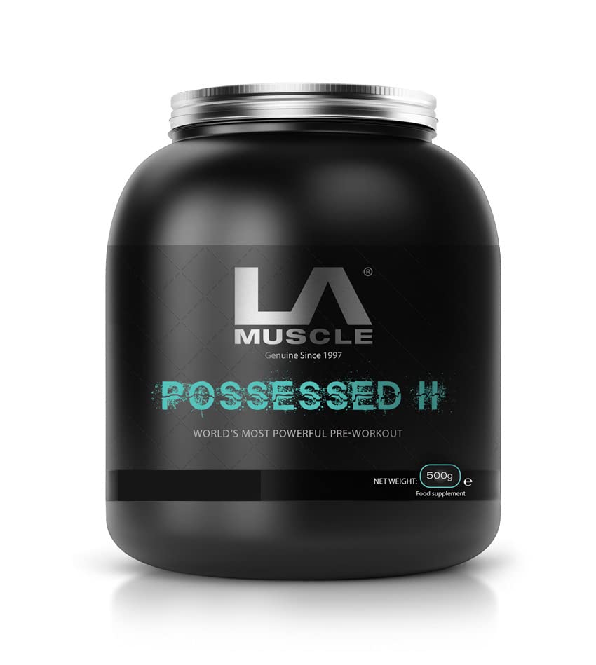 LA Muscle Possessed II | Strongest Pre Workout Powder | Maximise Your Endurance | Amazing Muscle Pumps & Boosted Nitric Oxide Levels | for High Intensity Workout | Ultimate Orange Flavour