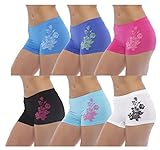 GILBIN'S Women Seamless Stretch Boy Shorts Panties Various Styles (Pack of 6)