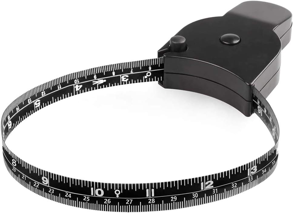 Body Tape Measure 60 inch with Lock Pin and Push Button Body